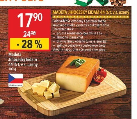 Madeta Jihočeský Eidam