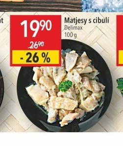 Matjesy s cibulí Delimax