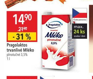 Pragolaktos trvanlivé mléko