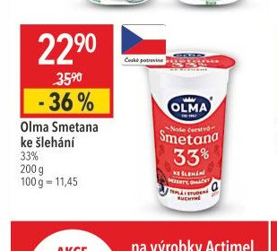 Olma Smetana ke šlehání