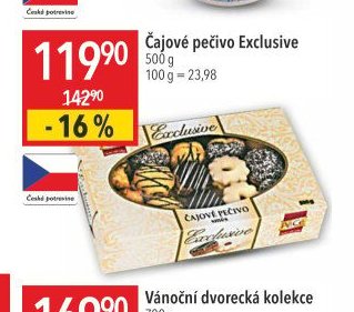 Čajové pečivo Exclusive