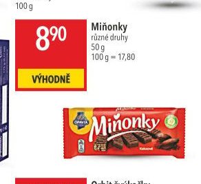 Miňonky různé druhy