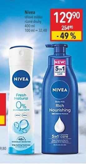 Nivea tělové mléko