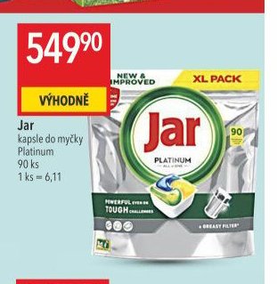 Jar kapsle do myčky Platinum