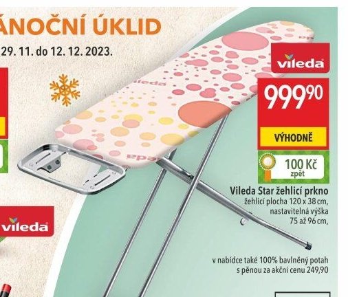 Vileda Star žehlicí prkno
