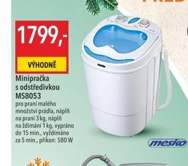 Minipračka s odstředivkou MS8053