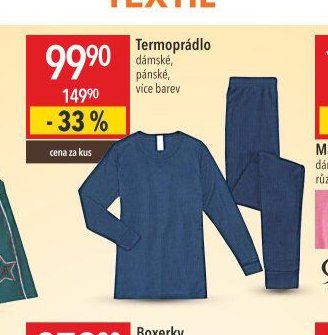Termoprádlo dámské, pánské