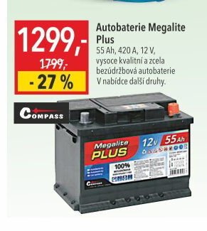Autobaterie Megalite Plus