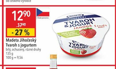Madeta Jihočeský Tvaroh s jogurtem