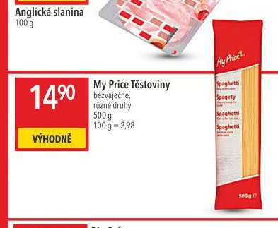 My Price Těstoviny