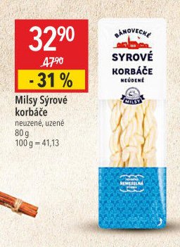 Milsy Sýrové korbáče