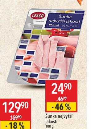 Šunka nejvyšší jakosti