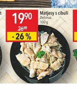 Matjesy s cibulí Delimax
