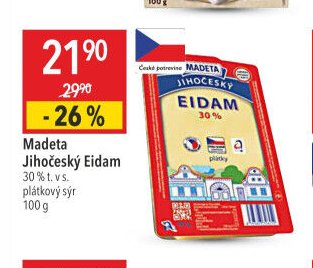 Madeta Jihočeský Eidam