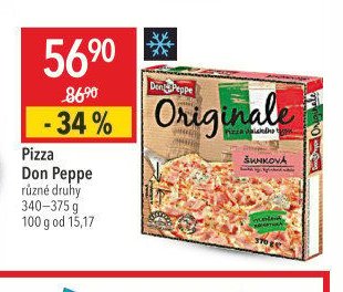 Pizza Don Peppe různé druhy