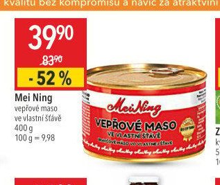 Mei Ning vepřové maso