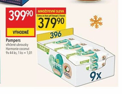 Pampers vlhčené ubrousky Harmonie coconut