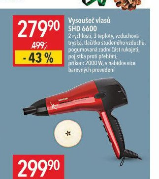 Vysoušeč vlasů SHD 6600