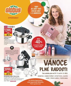 akční leták Globus 29.11.2023-24.12.2023