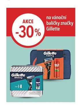 Gillette vánoční balíčky