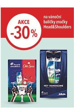 Head&Shoulders a Old Spice vánoční balíčky