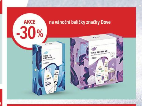 vánoční balíčky značky Dove