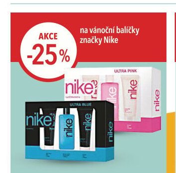 vánoční balíčky značky Nike