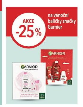 na vánoční balíčky značky Garnier