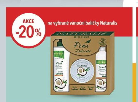 na vybrané vánoční balíčky Naturalis