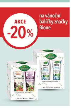 Bione vánoční balíčky