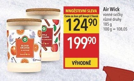 Air Wick vonné svíčky různé druhy 185 g