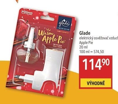 Glade elektrický osvěžovač vzduchu Apple Pie 20 ml
