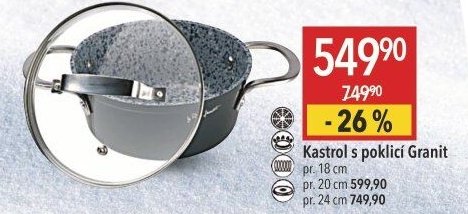 Kastrol s poklicí Granit