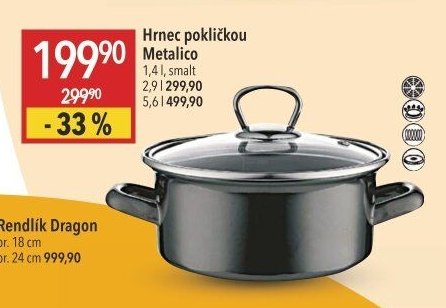 Hrnec pokličkou Metalico