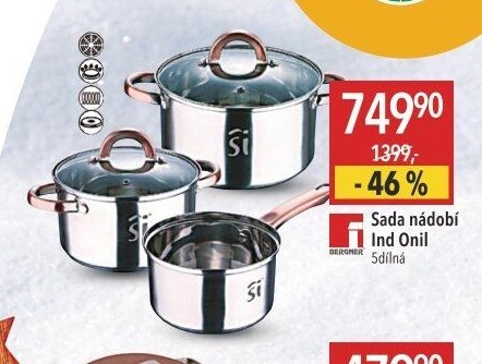 Sada nádobí Ind Onil 5dílná