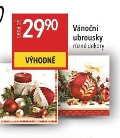 Vánoční ubrousky