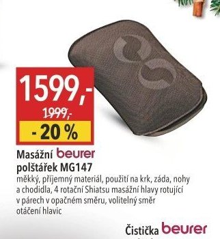 Beurer Masážní polštářek MG147