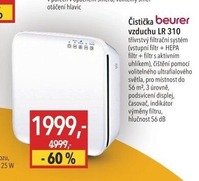 Beurer Čistička vzduchu LR 310