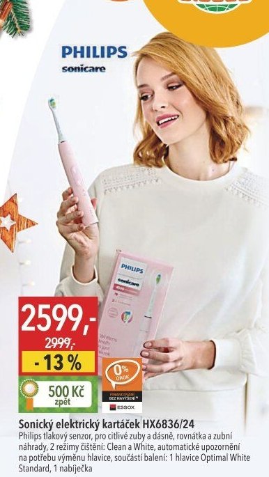Sonický elektrický kartáček Philips HX6836/24