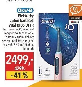 Elektrický zubní kartáček Oral-B Vital KIDS DI TR