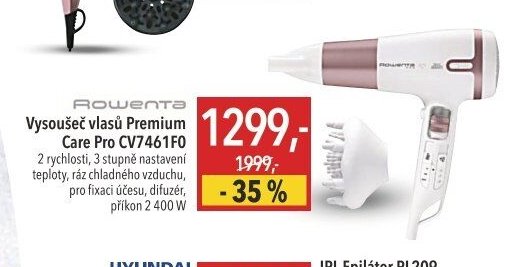 Vysoušeč vlasů Rowenta Premium Care Pro CV7461F0