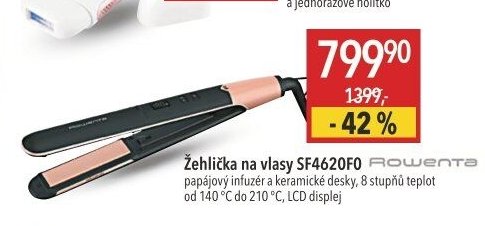 Žehlička na vlasy Rowenta SF4620F0