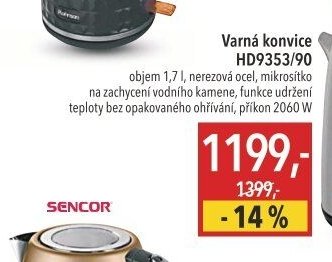 Philips Varná konvice HD9353/90