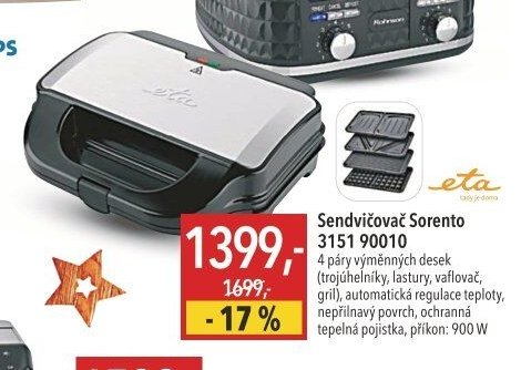 Sendvičovač ETA Sorento 3151 90010