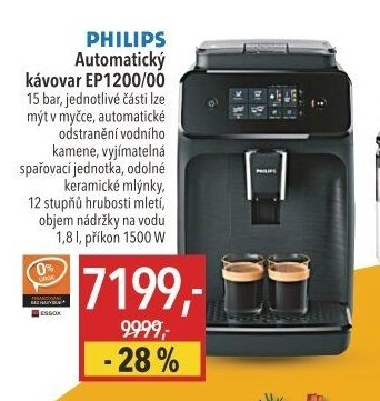 Automatický kávovar PHILIPS EP1200/00