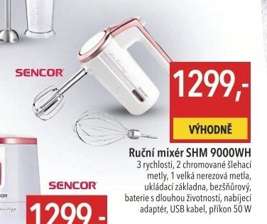 Sencor Ruční mixér SHM 9000WH