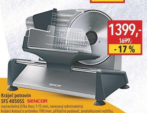 Sencor Kráječ potravin SFS 4050SS