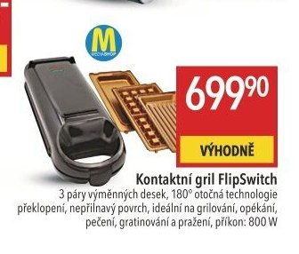 Kontaktní gril FlipSwitch