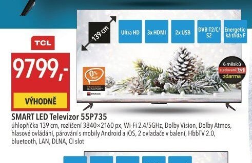 TCL SMART LED Televizor 55P735