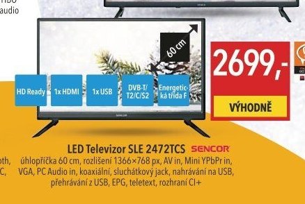 SENCOR LED Televizor SLE 2472TCS